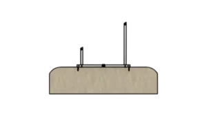 IntegraRack Concrete Slab-Footing Lag Bolt Mounting Kit -IR-15/IR-30/IR-35A-The Concrete Slab Option for the IR-30 Solar Rack