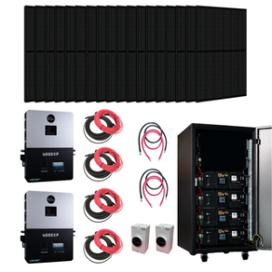 Off-Grid Solar Kit EG4 6000XP 12000W Output 48V 120/240V Split Phase + 12800 Watts of Solar PV