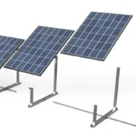 IntegraRack IR-45 Solar Panel Ground Mount Bracket – 45 Degree Angle Individual Frame